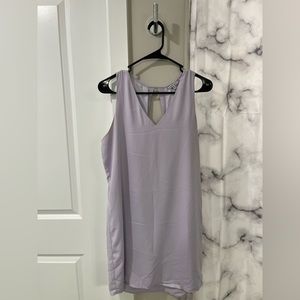 Lavender Sleeveless Shift Dress